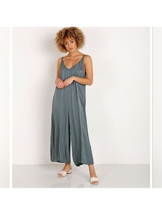 LACAUSA Pants - LACAUSA Siena Jumpsuit Sage